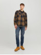 Чоловічі сині джинси Jack Jones Tapered з середньою посадкою