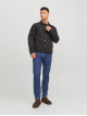Чоловічі джинси Jack Jones синього кольору з середньою посадкою та фасоном Tapered