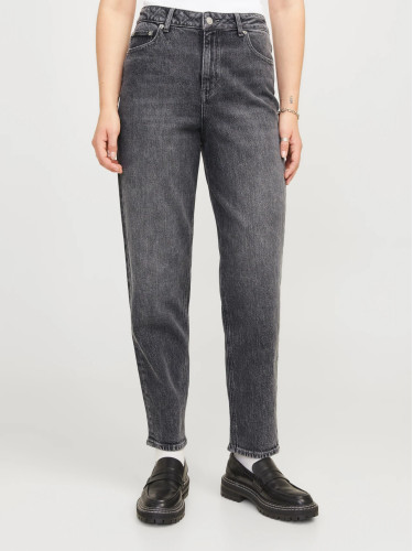 Джинси сірі Mom із високою посадкою від JJXX для жінок