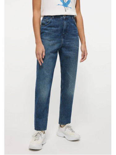 Джинси Mom високої посадки сині Mustang для жінок