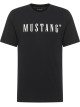 Чоловічі чорні футболки з лого-принтом від Mustang
