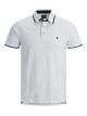 Чоловіча біла поло Slim Fit від Jack Jones