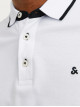 Чоловіча біла поло Slim Fit від Jack Jones