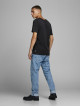 Чоловіча базова футболка Jack Jones чорного кольору Slim Fit