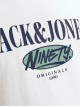 Чоловічі футболки з принтом Jack Jones, білий колір