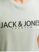 Чоловіча зелена футболка Jack Jones з лого-принтом