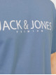 Чоловіча синя футболка Jack Jones з лого принтом