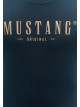 Чоловіча зелена футболка Mustang з довгим рукавом