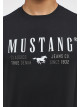 Чоловіча чорна футболка Mustang з принтом