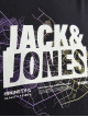 Чоловіча чорна футболка з принтом від Jack Jones