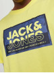 Чоловіча жовта футболка з принтом від Jack Jones