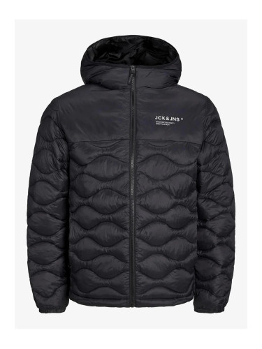 Зимова куртка чорного кольору Jack Jones, чоловічий фасон