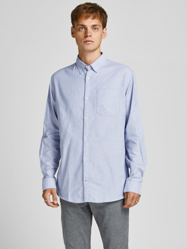Сорочка Slim Fit блакитного кольору Jack Jones: чоловічий стиль