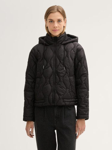 Зимова куртка чорна Tom Tailor - стильний вибір для жінок