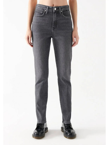 Джинси Mom з високою посадкою, сірий Mavi - жіноча модель