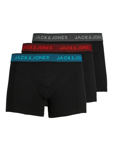 Чоловічі боксери Jack Jones, 3 шт, чорні