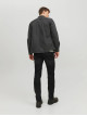 Чоловіча сіря джинсова сорочка з довгим рукавом Jack Jones Slim