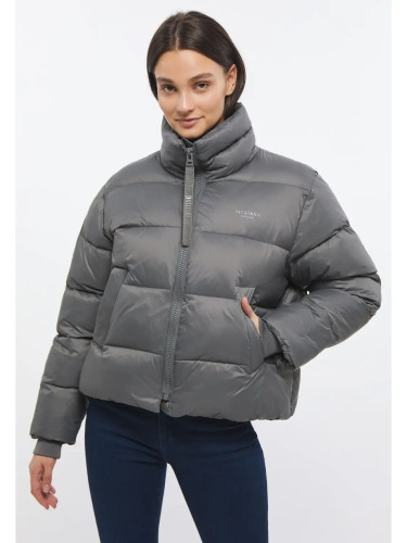 Зимова сірого кольору куртка Mustang для жінок, жіноча модель