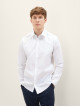 Чоловіча сорочка Tom Tailor білого кольору з довгим рукавом Regular Fit