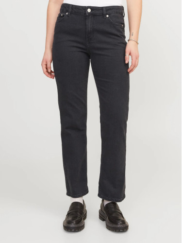 Прямі сірі джинси середньої посадки JJXX для жінок