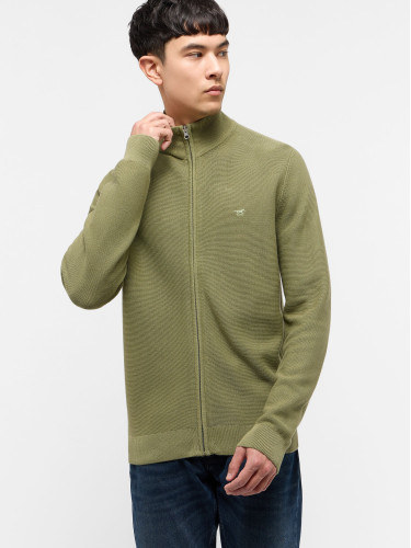 Чоловічий зелений кардиган Mustang