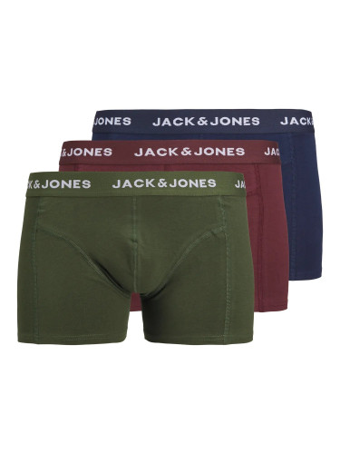 Чоловічі мультиколірні боксери набору з трьох штук від Jack Jones