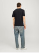 Чоловічі чорні футболки з принтом Relaxed Fit від Jack Jones