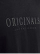 Чоловіча чорна футболка Jack Jones з лого-принтом, стандартний крій Regular Fit