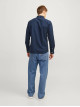 Чоловіча синя сорочка Slim Fit від Jack Jones з довгим рукавом