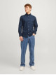 Чоловіча синя сорочка Slim Fit від Jack Jones з довгим рукавом