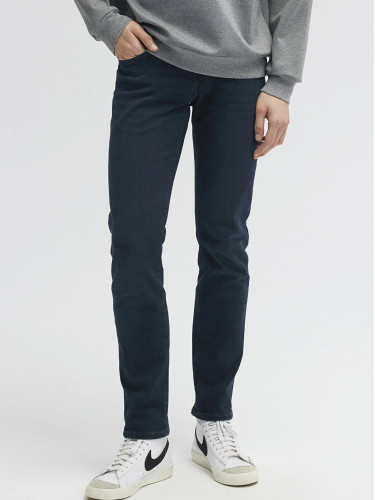 Джинси Slim синього кольору зі зручним середнім кроєм для чоловіків