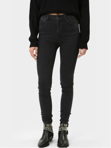 Жіночі чорні skinny джинси з високою посадкою від Mustang