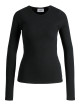 Жіноча базова чорна футболка JJXX Stretch Fit