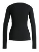 Жіноча базова чорна футболка JJXX Stretch Fit