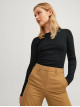 Жіноча базова чорна футболка JJXX Stretch Fit