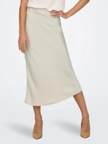 Жіноча бежева міді спідниця Only для стильного образу