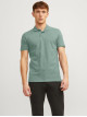 Чоловіче поло Jack Jones Slim Fit зеленого кольору