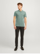 Чоловіче поло Jack Jones Slim Fit зеленого кольору