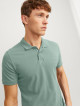 Чоловіче поло Jack Jones Slim Fit зеленого кольору