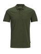 Чоловіча зелена поло Jack Jones Slim Fit