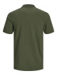 Чоловіча зелена поло Jack Jones Slim Fit
