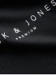 Чоловіча чорна футболка з лого-принтом Jack Jones, стандартний крій Regular Fit