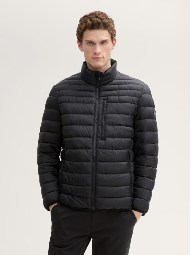 Демісезонна чорна куртка короткого крою Tom Tailor для чоловіків