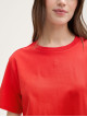 Жіноча червона футболка Tom Tailor Boxy Fit
