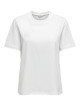 Біла жіноча футболка Only Regular Fit – базова модель