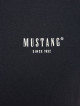 Чоловіча чорна футболка з принтом від Mustang, стандартний крій
