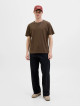 Чоловічі коричневі базові футболки Regular Fit від Jack Jones