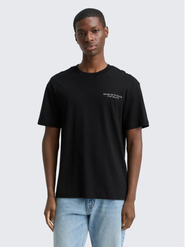 Футболка Relaxed Fit з принтом Tom Tailor, чорна, чоловіча модель