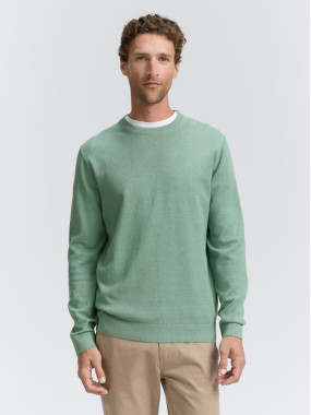 Светр зелений Tom Tailor для чоловіків, елегантний чоловічий фасон