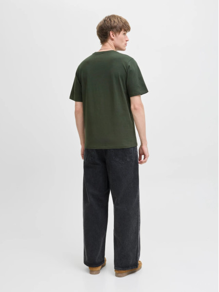 Базові зелені футболки Regular Fit від Jack Jones для чоловіків Базові зелені футболки Regular Fit від Jack Jones для чоловіків